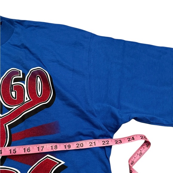Vintage NOS New Chicago Cubs Baseball Logo 7 1995 T Shirt Men’s Size XL Blue - Picture 4 of 5